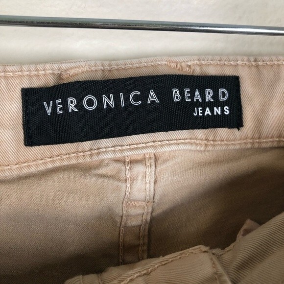 Veronica Beard Ayla Chino High Rise Pants Khaki Size 25 0 - Picture 5 of 10